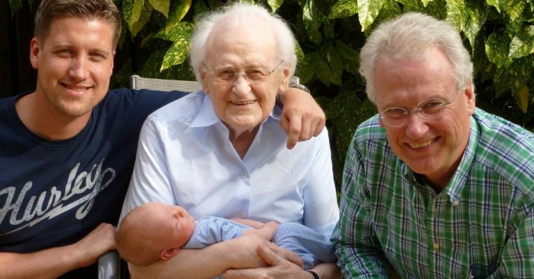 four generations of a family