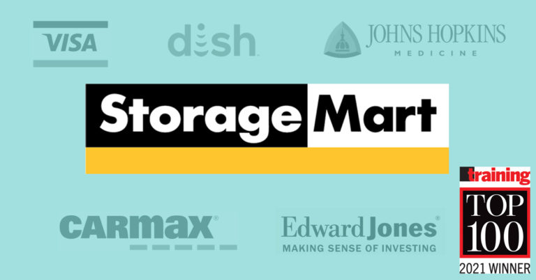 Proud to be a Training Top 100 Winner in 2021 | StorageMart