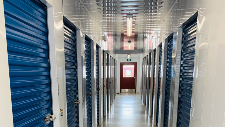 Clean Storage Unit Hallway