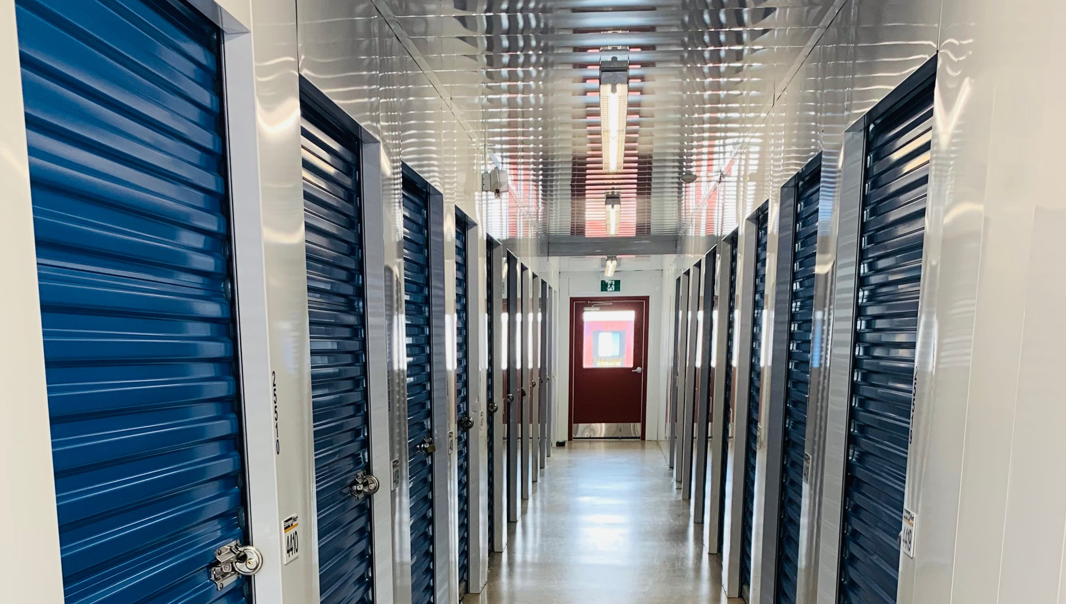 Clean Storage Unit Hallway